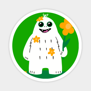 Seasonal Yeti - Spring Magnet